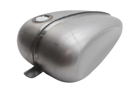 V-Twin - 38-0683 - Laredo 3.1 Gallon Ribbed Dished Gas Tank Raw