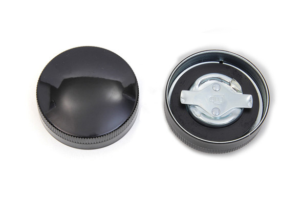 V-Twin - 38-0762 - Gas and Oil Cap Set Black