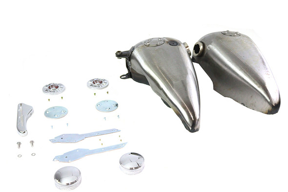 V-Twin - 38-0832 - 3.5 Gallon Bobbed Gas Tank Set