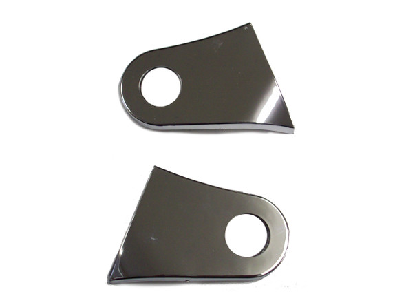 V-Twin - 38-0933 - Gas Tank Bracket Cover Set Chrome
