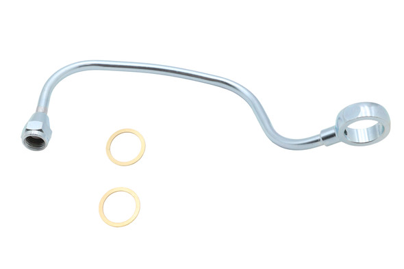 V-Twin - 38-1244 - Crossover Gas Line Zicad Plated - Fits 1957-1965 Harley-Davidson FL