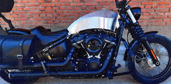 V-Twin - 38-1328 - M8 Pirate 5.00 Gallon Gas Tank Raw