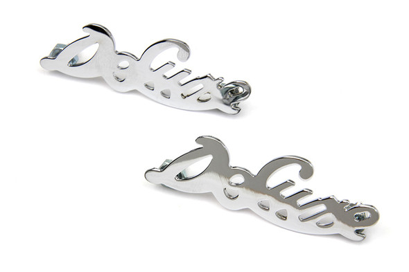 V-Twin - 38-6674 - Fender Emblem Set  inchDeluxe inch