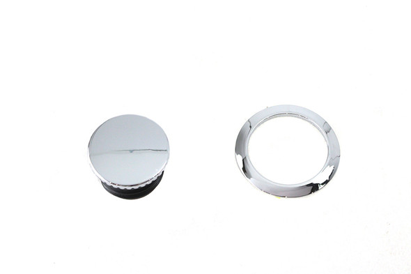 V-Twin - 38-7061 - Flush Mount Gas Cap Chrome