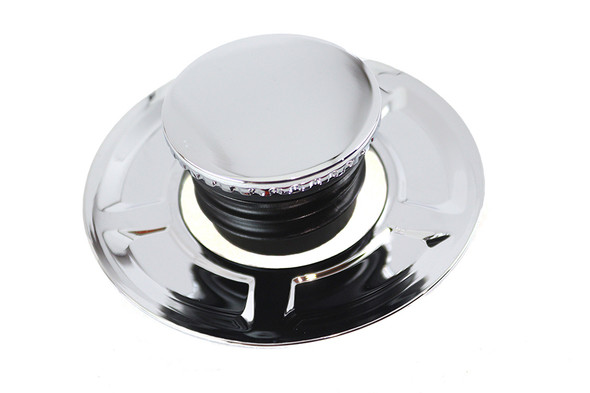 V-Twin - 38-7065 - Flush Mount Gas Cap Chrome - Fits 2019-2020 Harley-Davidson FXDRS