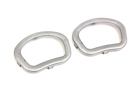V-Twin - 39-0033 - Dash Lens Frame Set Raw - Fits 1936-1938 Harley-Davidson EL, 1937-1938 U