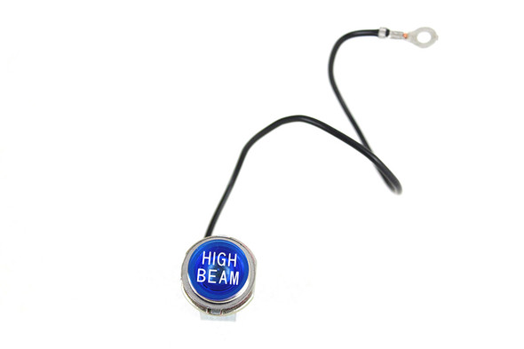V-Twin - 39-0122 - Blue High Beam Indicator Lamp - Fits 1977-1985 Harley-Davidson XL, 1977-1984 FX