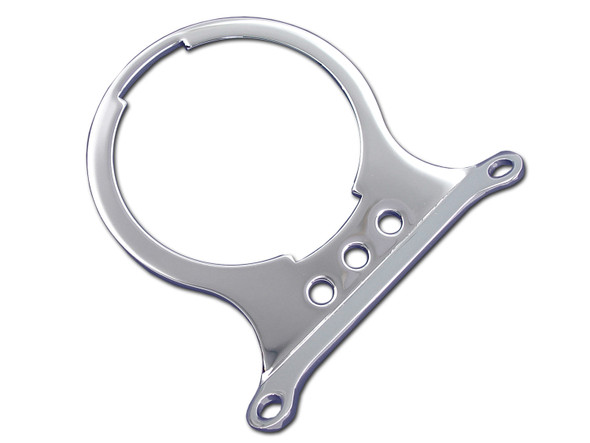 V-Twin - 39-0142 - Single Gauge Mount Bracket - Fits 1983-1991 Harley-Davidson XLX, FXR