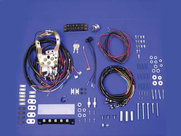 V-Twin - 39-0187 - Five Light Dash Base Wiring Harness Assembly