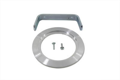 V-Twin - 39-0192 - Chrome Speedometer Adapter Ring Kit - Fits 1997-2017 Harley-Davidson FXST, 2008-2020 FLHR, 1997-2017 FLST
