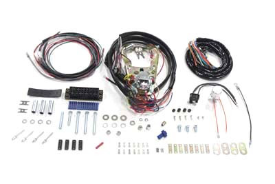 V-Twin - 39-0198 - Five Light Dash Base Wiring Harness Assembly - Fits 1978-1979 Harley-Davidson FL