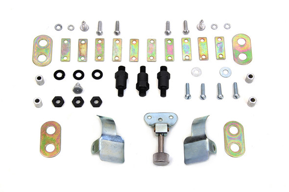 V-Twin - 39-0201 - Cateye Dash Panel Switch and Stud Kit - Fits 1939-1946 Harley-Davidson UL, FL, WL