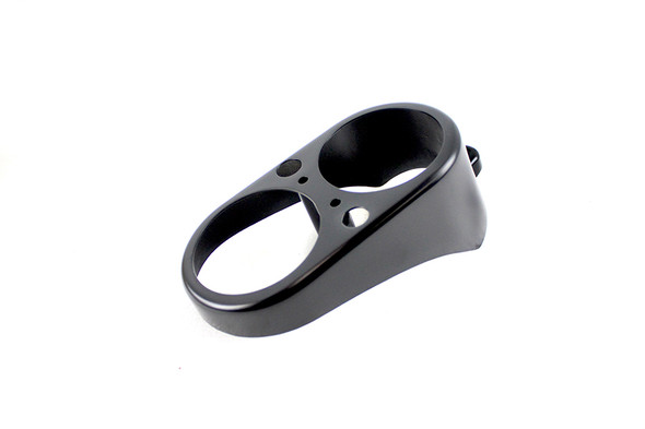 V-Twin - 39-0233 - Dash Gauge Housing Matte Black - Fits 1977-1984 Harley-Davidson FXS