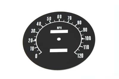 V-Twin - 39-0311 - Speedometer Tin Face - Fits 1968-1980 Harley-Davidson FL