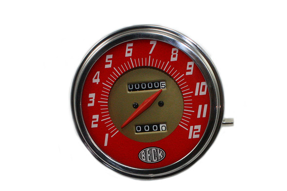 V-Twin - 39-0374 - Replica Speedometer with 2240:60 Ratio - Fits 1986-1990 Harley-Davidson FLST, 1984-1990 FXST