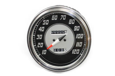 V-Twin - 39-0379 - Speedometer with 2240:60 Ratio and Late Needle - Fits 1986-1990 Harley-Davidson FLST, 1984-1990 FXST