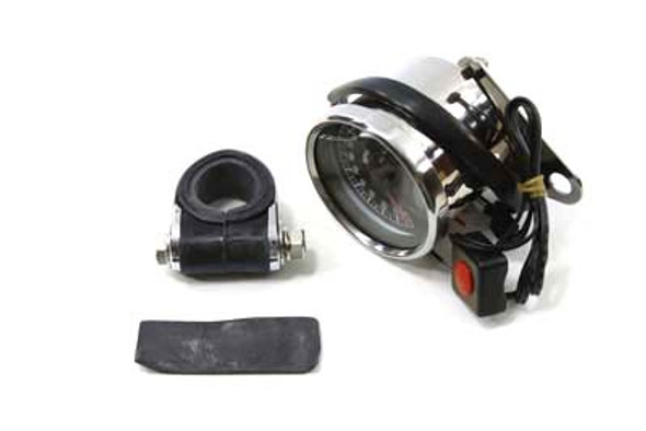 V-Twin - 39-0593 - 60mm Mini Electric Speedometer