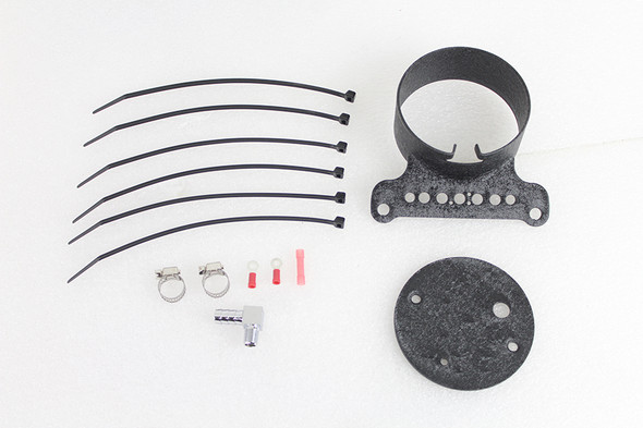 V-Twin - 39-0686 - Single Gauge Mount Bracket Black - Fits 1995-2005 Harley-Davidson XL, FXD