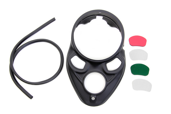 V-Twin - 39-0747 - Black Dash Panel