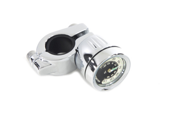 V-Twin - 39-0786 - Temperature Gauge with Mount Chrome