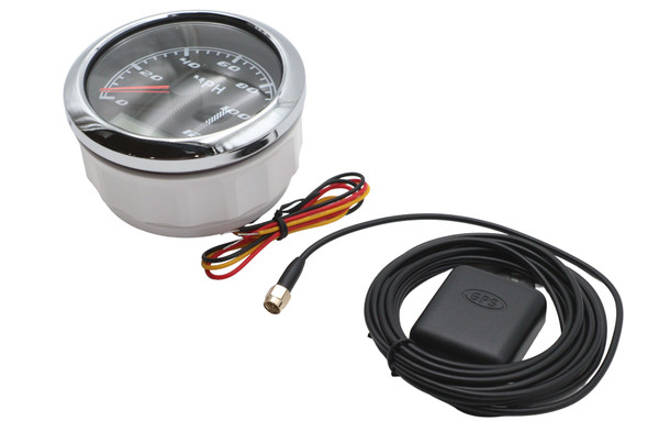 V-Twin - 39-0870 - 85mm GPS Speedometer Black