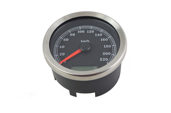 V-Twin - 39-0878 - 4 inch Electronic Speedometer Assembly Black