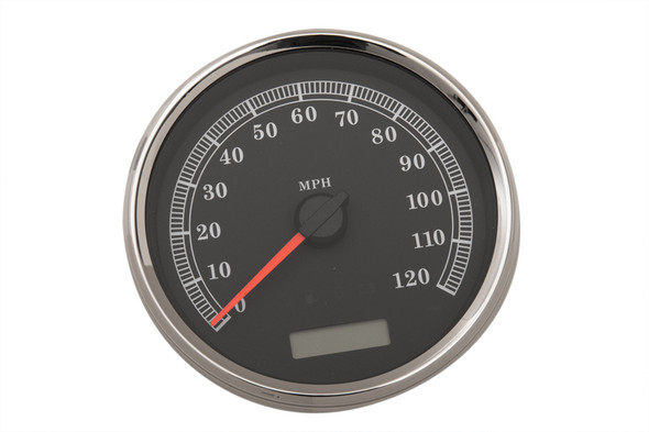 V-Twin - 39-0880 - 5 inch Electronic Speedometer Assembly Black