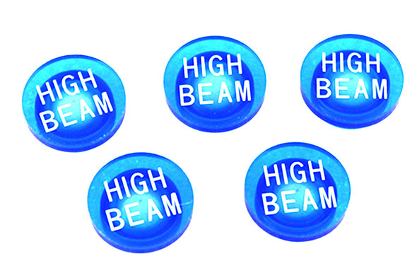 V-Twin - 39-0888 - High Beam Blue Lenses