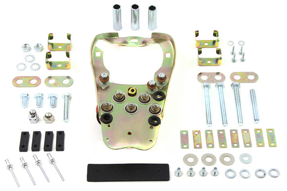 V-Twin - 39-0960 - Cast Five Light Dash Base - Fits 1984-1995 Harley-Davidson FXST, 1986-1995 FLST, 1980-1986 FX, 1968-1984 FL