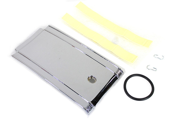 V-Twin - 39-0999 - Die Cast Tank Trim Cover Chrome - Fits 1984-1999 Harley-Davidson FXST