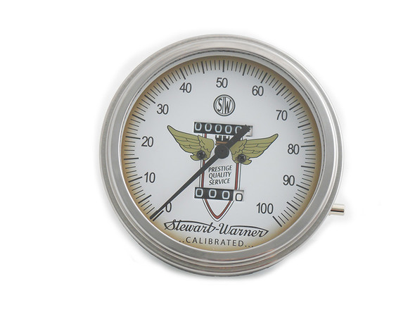 V-Twin - 39-1126 - Police Special 1:1 Speedometer - Fits 1971-1972 Harley-Davidson FX, 1962-1980 FL, 1980-1983 FX