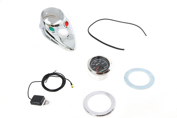 V-Twin - 39-1133 - 85mm GPS Speedometer Kit