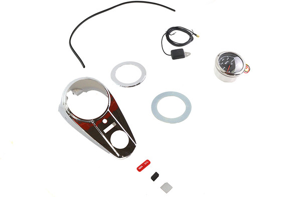 V-Twin - 39-1134 - 85mm GPS Speedometer Kit - Fits 1947-1955 Harley-Davidson FL