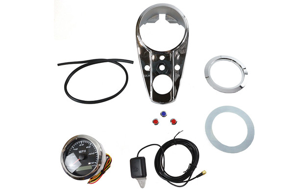 V-Twin - 39-1148 - 85mm GPS Speedometer Kit