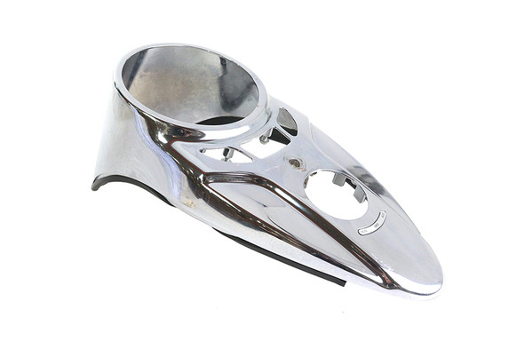 V-Twin - 39-1306 - Dash Cover Chrome - Fits 2008-2017 Harley-Davidson FLSTS