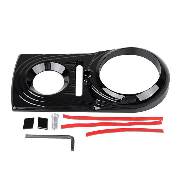 V-Twin - 39-1875 - Dash Panel Insert - Fits 1993-2003 Harley-Davidson FXWG, 2000-2017 FLST, 2007-2010 FXSTC