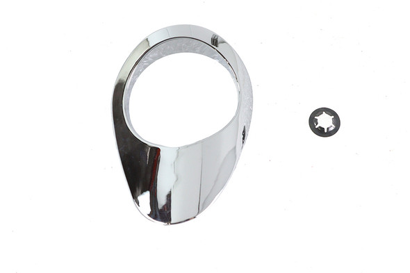 V-Twin - 40-0012 - Dipstick Bezel Chrome