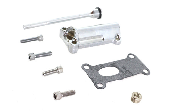 V-Twin - 40-0023 - Radium Chrome Oil Filler Kit - Fits 1999-2001 Harley-Davidson FLTR, FLHT, FLHR, FLHX