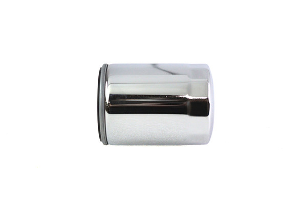 V-Twin - 40-0040 - Spin On Oil Filter Chrome