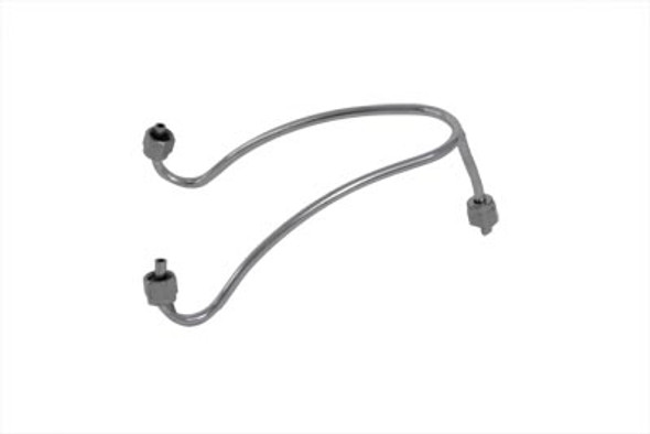 V-Twin - 40-0113 - Replica Chrome 'Y' Oil Line
