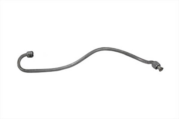 V-Twin - 40-0151 - Cadmium Feed Oil Line - Fits 1938-1948 Harley-Davidson UL