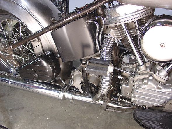 V-Twin - 40-0171 - Steel Oil Line Set 3 Peice Chrome