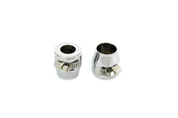 V-Twin - 40-0220 - Hex Chrome Econo Seal Hose End Set