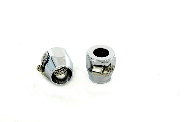V-Twin - 40-0220 - Hex Chrome Econo Seal Hose End Set