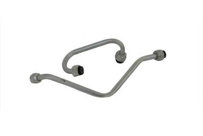 V-Twin - 40-0371 - Zicad Oil Filter Line Set - Fits 1958-1964 Harley-Davidson FL