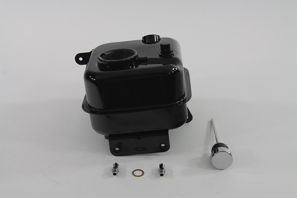 V-Twin - 40-0410 - Swingarm Oil Tank Black