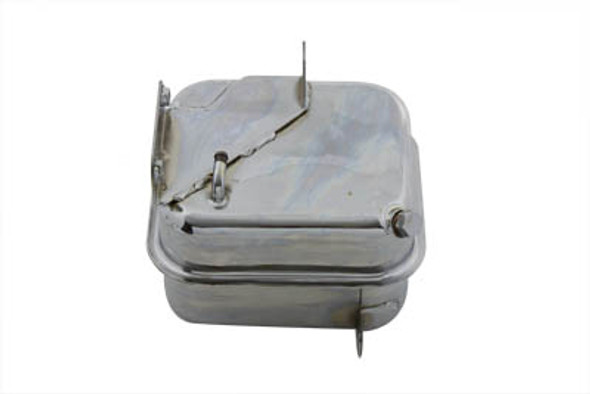 V-Twin - 40-0414 - Swingarm Oil Tank Chrome