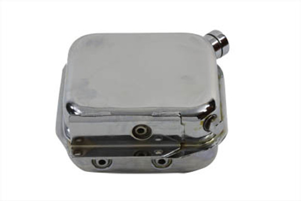 V-Twin - 40-0425 - Kick Starter Oil Tank Chrome