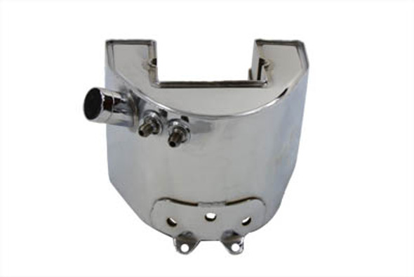 V-Twin - 40-0429 - Replica Chrome Oil Tank
