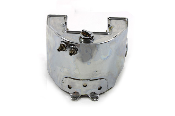 V-Twin - 40-0432 - Replica Chrome Oil Tank